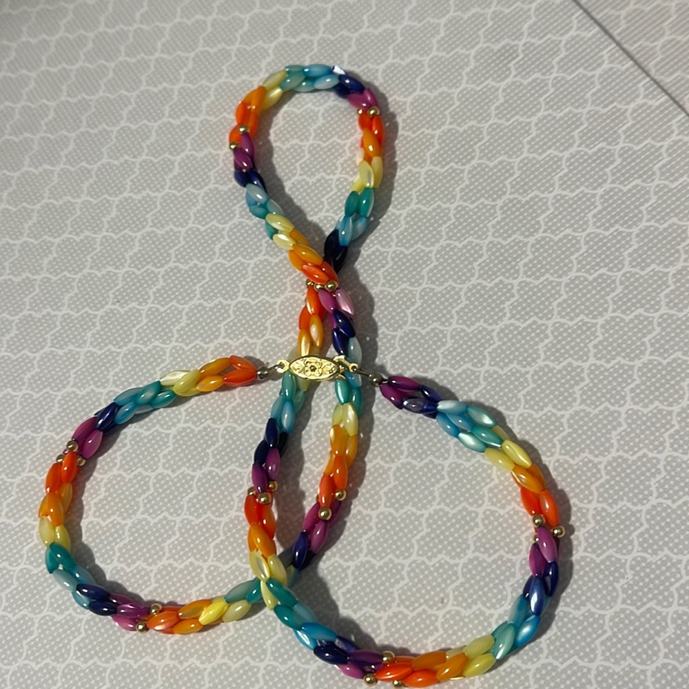 Colorful necklaces